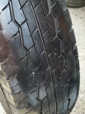 ขายล้อกะทะ15 6รู ยาง195R15 ปี 13  4 ล้อ4000