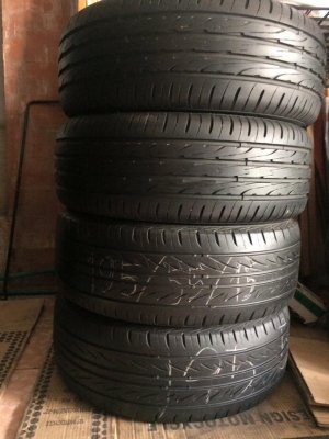 บริสโต+แม็กซิด 195/55/15 ปี13 ชุดละ 1,500  ซื้อพร้อมล้อใหม่แกะกล่อง 15x7 10,000