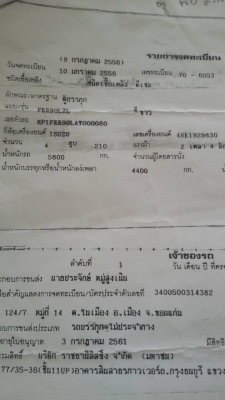 FRR  210 แรงคอกตู้  2 ประตู  ยาว 5.5 เมตร  ราคา 1,395,000