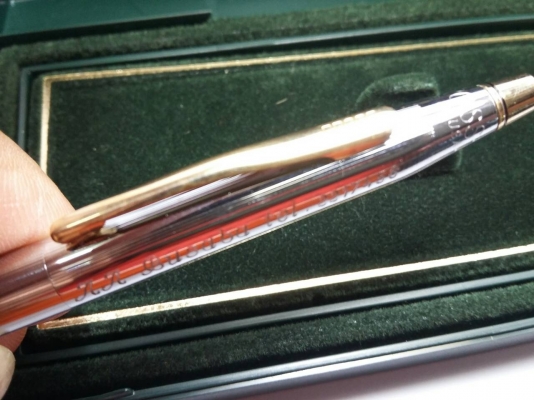 ปากกา cross 2สีหมุน