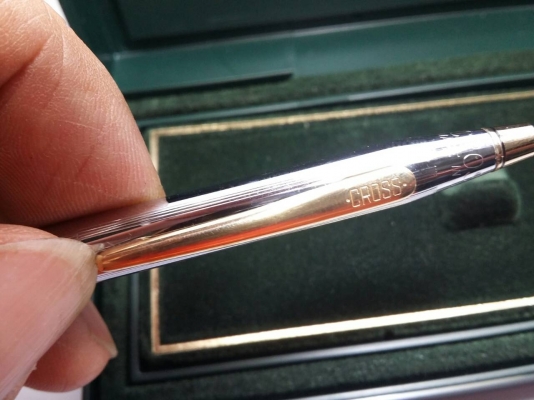 ปากกา cross 2สีหมุน