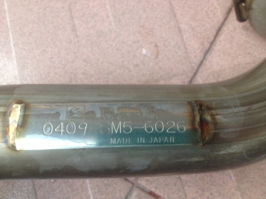 ท่อ RSR เลสทั้งเส้นเก่าญี่ปุ่นเเท้สภาพสวยๆใส่อีโก้คาได้ครับ ท่อ RSR เลสทั้งเส้นเก่าญี่ปุ่นเเท้สภาพสวยๆใส่อีโก้คาได้ครับ