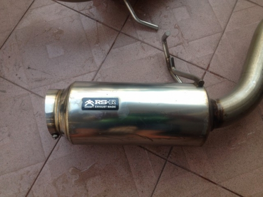 ท่อ RSR เลสทั้งเส้นเก่าญี่ปุ่นเเท้สภาพสวยๆใส่อีโก้คาได้ครับ ท่อ RSR เลสทั้งเส้นเก่าญี่ปุ่นเเท้สภาพสวยๆใส่อีโก้คาได้ครับ