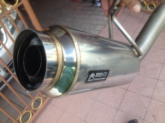 ท่อ RSR  เลสทั้งเส้นเก่าญี่ปุ่นเเท้สภาพสวยๆใส่อีโก้คาได้ครับ