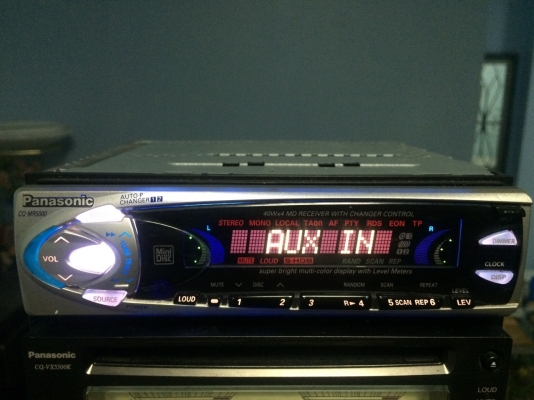PANASONIC CQ-MR5000 MD-RW ปรีเอ้า 1ชุด ปรีCD.C 1ชุด AUX 1ชุด คุมกล่องCD มือ2 ญี่ปุ่น PANASONIC CQ-MR5000 MD-RW ปรีเอ้า 1ชุด ปรีCD.C 1ชุด AUX 1ชุด คุมกล่องCD มือ2 ญี่ปุ่น