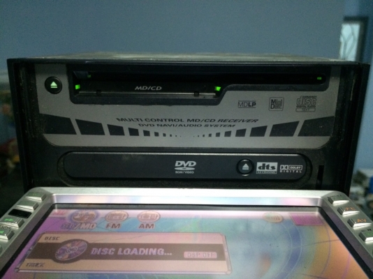 PANASONIC NVA-S301 จอ6.5นิ้ว ทัชสกรีน DVD-RW VEDIO NTSC CD-RW MD-RW ปรีเอ้า1ชุด กล้องมองหลัง VEDIO OUT มือ2 ญี่ปุ่น