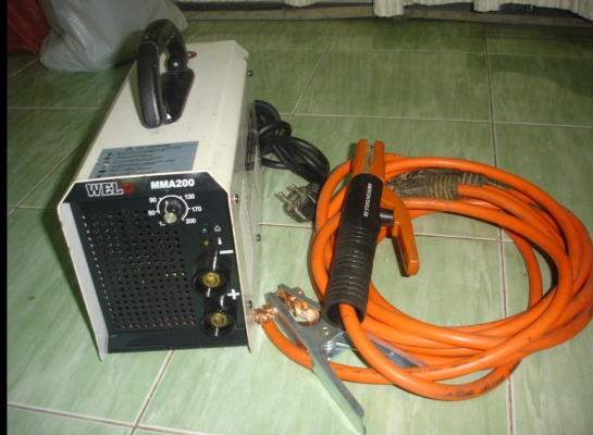 ขายเครื่องเชื่อมไฟฟ้าระบบอินเวอร์เตอร์ (MMA) ยี่ห้อ WEL-D รุ่น MMA200