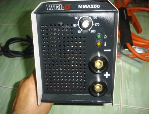ขายเครื่องเชื่อมไฟฟ้าระบบอินเวอร์เตอร์ (MMA) ยี่ห้อ WEL-D รุ่น MMA200