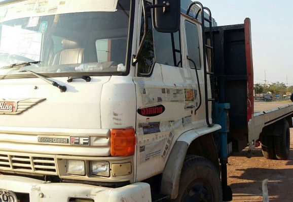 ขาย 550,000บ หกล้อ ฮีโน่ FF177-EH 700 ติดเครน TANADO 3ตัน ท้องวี 3ปอก 2ชัก ช่วงยาว 6.20ม สภาพดีสวยพร้อมใช้ เล่มทะเบียนพร้อมโอน