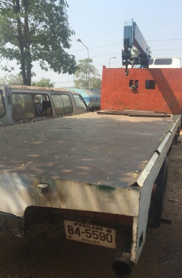 ขาย 550,000บ หกล้อ ฮีโน่ FF177-EH 700 ติดเครน TANADO 3ตัน ท้องวี 3ปอก 2ชัก ช่วงยาว 6.20ม สภาพดีสวยพร้อมใช้ เล่มทะเบียนพร้อมโอน