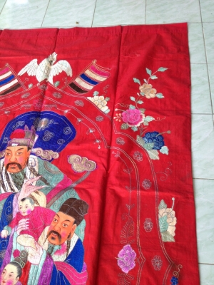 ป้ายผ้างานปักเก่า ป้ายผ้างานปักเก่า