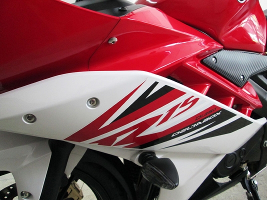 (โอนฟรี) ขาย Yamaha R15 รถปี 2015 ไมล์แท้ 3262 กม สภาพสวยเดิมๆ แรงด้วยขุมกำลัง 150CC บิดติดมือ สีแดง ขาว ราคา 69900 บาท