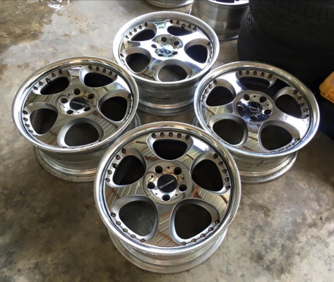 ขายล้อ SSR Gartmaier Chrome ขอบ 18" F8" R9" 5/114.3 ถูกๆ ประมูลญี่ปุ่น