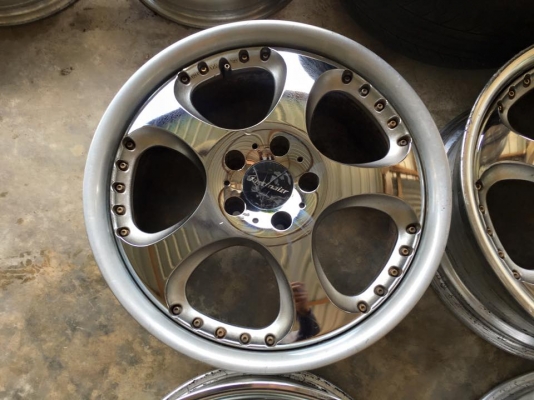 ขายล้อ SSR Gartmaier Chrome ขอบ 18" F8" R9" 5/114.3 ถูกๆ ประมูลญี่ปุ่น