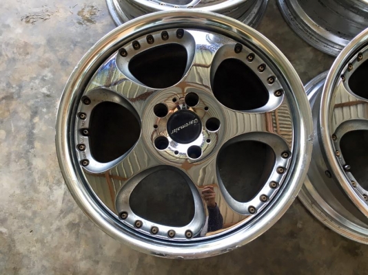 ขายล้อ SSR Gartmaier Chrome ขอบ 18" F8" R9" 5/114.3 ถูกๆ ประมูลญี่ปุ่น