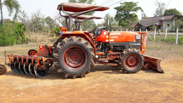 ขายรถไถคูโบต้า4508อุปกรณ์ดันหน้าผาน6