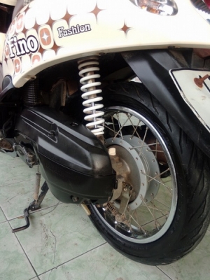 Fino ลายแฟชั่น รถปี54 สีน้ำตาล-ขาว สวยๆ พร้อมเล่ม ราคาถูกครับ