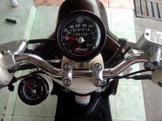 Fino ลายแฟชั่น รถปี54 สีน้ำตาล-ขาว สวยๆ พร้อมเล่ม ราคาถูกครับ