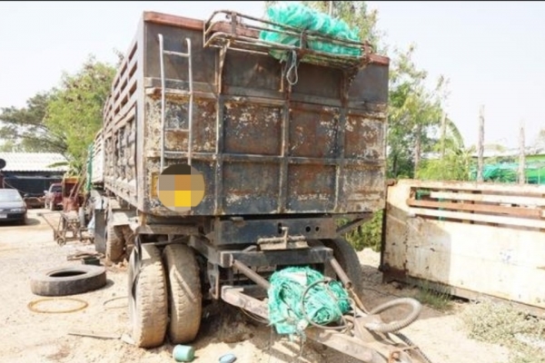 ขาย HINO โปรเฟีย รถจดประกอบ พ่วงแม่ลูกกระบะเหล็กดั๊ม จดทะเบียนปี 46