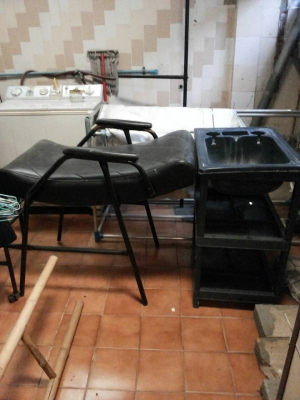 เตียงสระผม พร้อมอ่าง