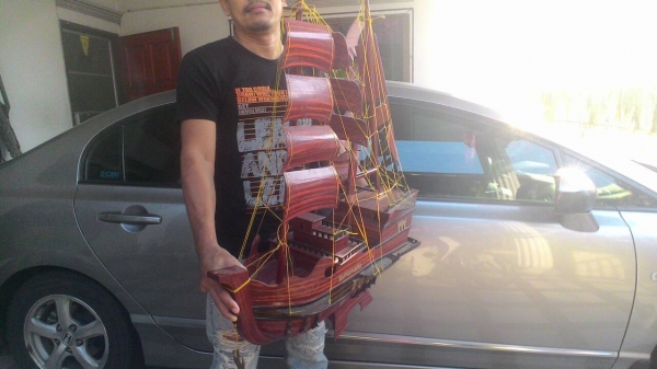 เรือใบไม้ สภาพสวย