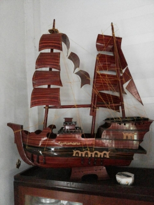 เรือใบไม้ สภาพสวย