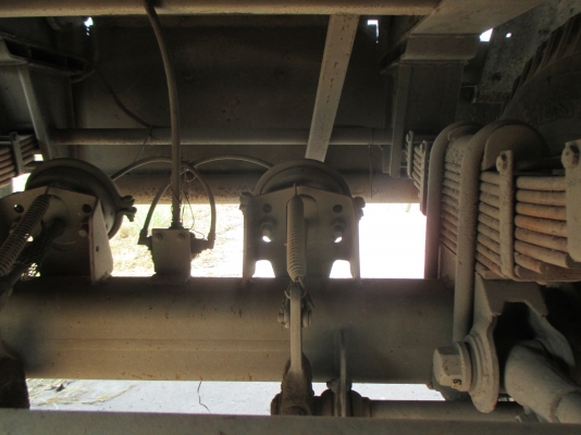 หางพ่วง 2 เพลา ดั้ม มีข้างเสริม SMM สีขาว