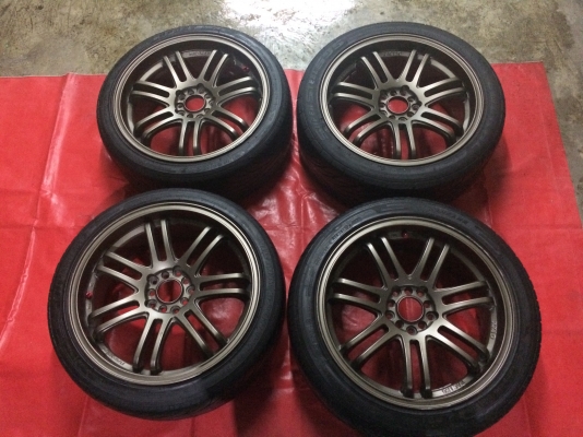 แม็กขอบ18 กว้าง8 5รู 100/114.3 ET42 4วง แถมยาง