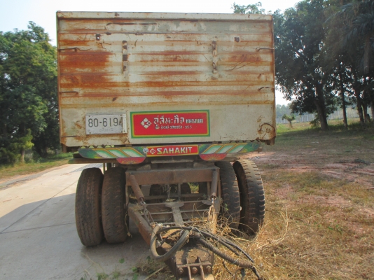 หางพ่วง 2 เพลา ดั้ม SHK สีขาว เขียว เหลือง แดง ม่วง