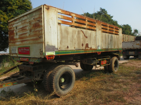 หางพ่วง 2 เพลา ดั้ม SHK สีขาว เขียว เหลือง แดง ม่วง