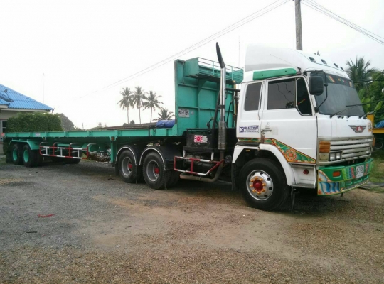 รถบรรทุก 10 ล้อ หัวลาก HINO รถวิ่งงานอยู่  ยาง 80\% ขายเฉพาะหัวเท่านั้น