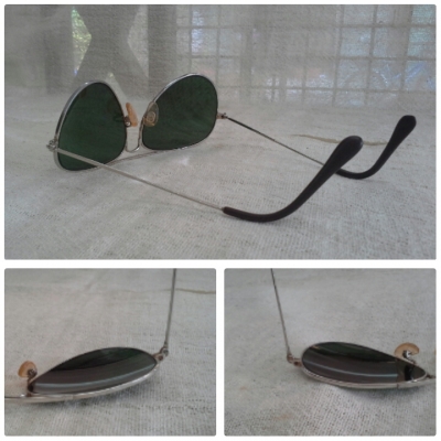 แว่นตาทองขาว (White Gold)  PR Sunglasses Houston/USA