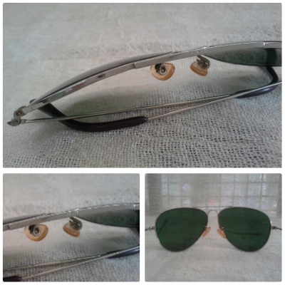 แว่นตาทองขาว (White Gold)  PR Sunglasses Houston/USA