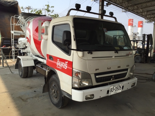 ขาย 990,000รถหกล้อโม่ปูน 4 คิว MITSUBISHI  FUSO 150 แรง EURO 3 รถสวยพร้อมใช้เอกสารพร้อมโอน 090-772-3710 090-772-3708