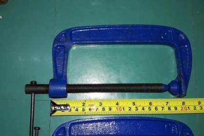 ขายซีแคมตราเพชรงานเก่าจับงานขนาด8" ปากจับงานได้6"ALLOY STEEL.