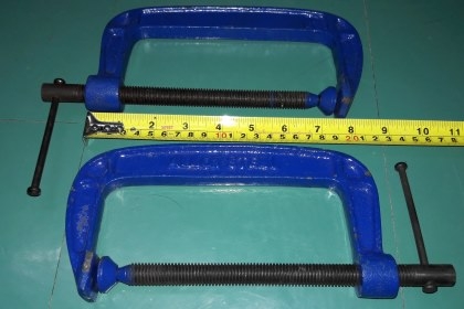 ขายซีแคมตราเพชรงานเก่าจับงานขนาด8" ปากจับงานได้6"ALLOY STEEL.