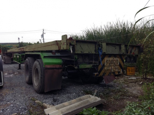 ขายหางเทรลเลอร์กึ่งพ่วง หางยาว สองเพลา ไม่มีทะเบียน