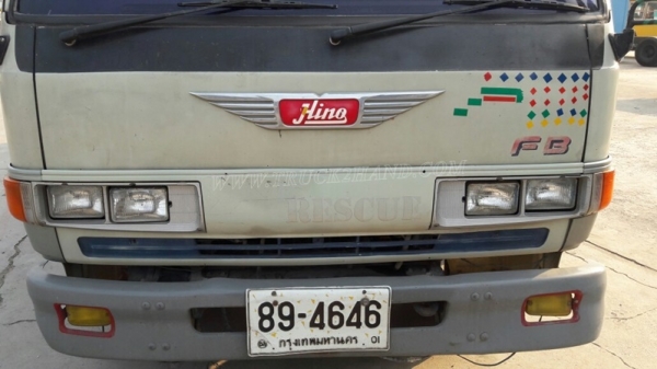 HINO FB2W 6 ล้อกระบะรั้วเหล็ก 4 สูบ 120 แรงม้า หัวเดิมๆ สีเดิมๆ