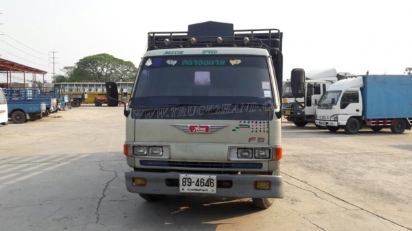 HINO FB2W 6 ล้อกระบะรั้วเหล็ก 4 สูบ 120 แรงม้า หัวเดิมๆ สีเดิมๆ
