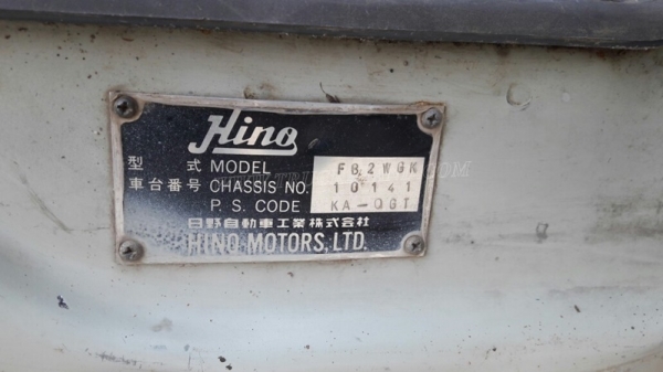 HINO FB2W 6 ล้อกระบะรั้วเหล็ก 4 สูบ 120 แรงม้า หัวเดิมๆ สีเดิมๆ