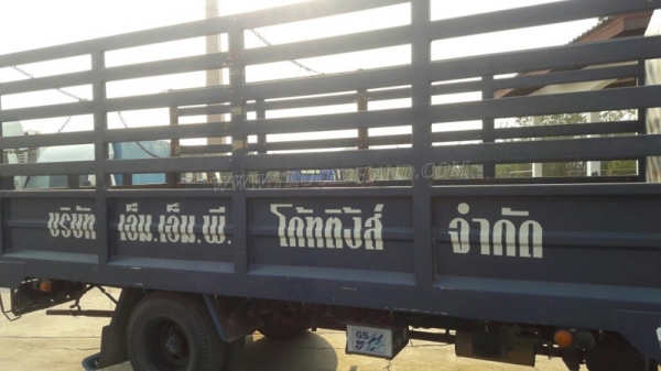 HINO FB2W 6 ล้อกระบะรั้วเหล็ก 4 สูบ 120 แรงม้า หัวเดิมๆ สีเดิมๆ