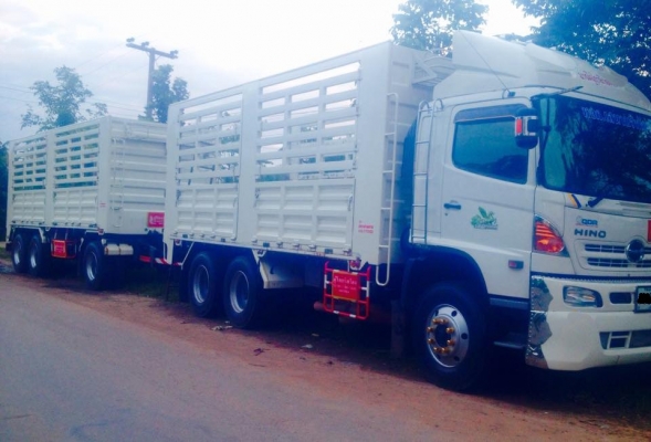 ขายดาวน์ 4แสน Hino380แรง พ่วงคอกไม่ดั้ม อายุ10เดือนวิ่ง6หมื่น