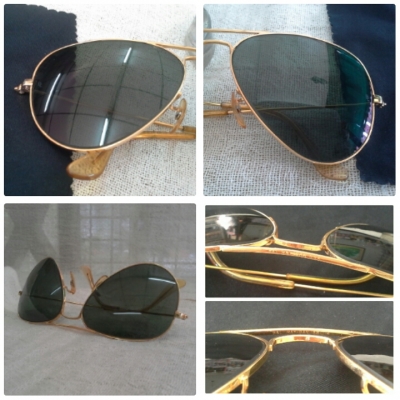 แว่นตานายพลแมคอาร์เธอร์ B&amp;L RAY-BAN AVIATOR MacArthur USA  58mm (ไซซ์หล่อ)