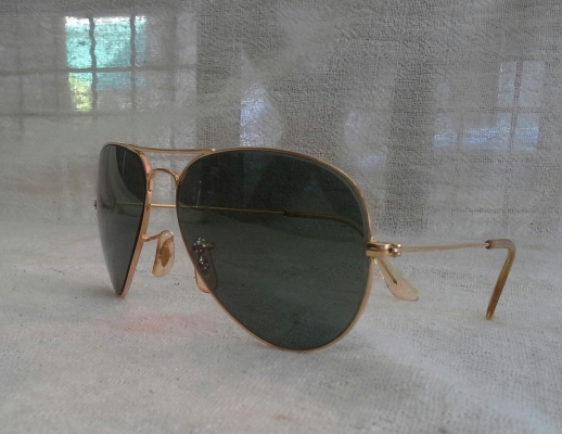 แว่นตานายพลแมคอาร์เธอร์ B&amp;L RAY-BAN AVIATOR MacArthur USA  58mm (ไซซ์หล่อ)