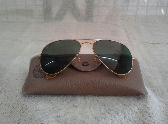 แว่นตานายพลแมคอาร์เธอร์ B&amp;L RAY-BAN AVIATOR MacArthur USA  58mm (ไซซ์หล่อ)