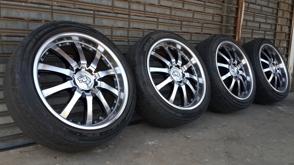 Lavinhard ขอบ 17 4รู100/114 แถมยาง Dunlop