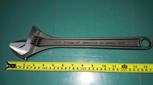 ขายประแจเลื่อน BAHCO 15" MADE IN SWEDEN.