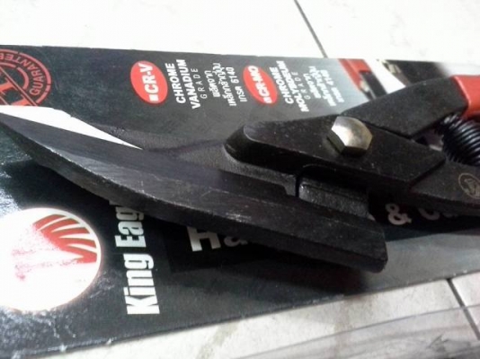 ขายกรรไกรตัดแผ่นเมทัลชีตขนาด10" นกใหญ่ไต้หวันKING EAGLE Made in Taiwan.