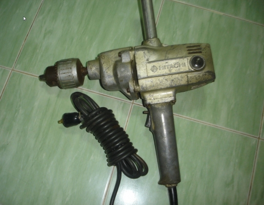 ขายสว่านรอบช้า 6 หุน HITACHI DU-PN2 20mm.