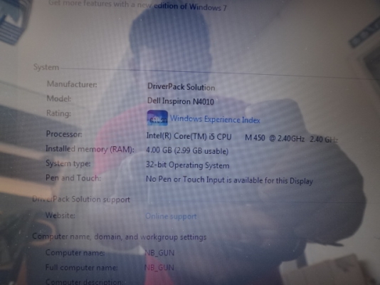 Note Book Dell N4010 Core i5